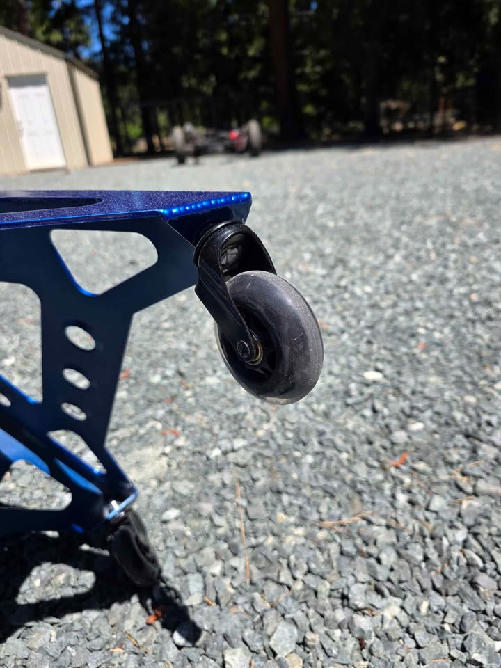 Custom Adjustable Rolling Shop Stool